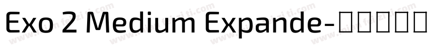Exo 2 Medium Expande字体转换